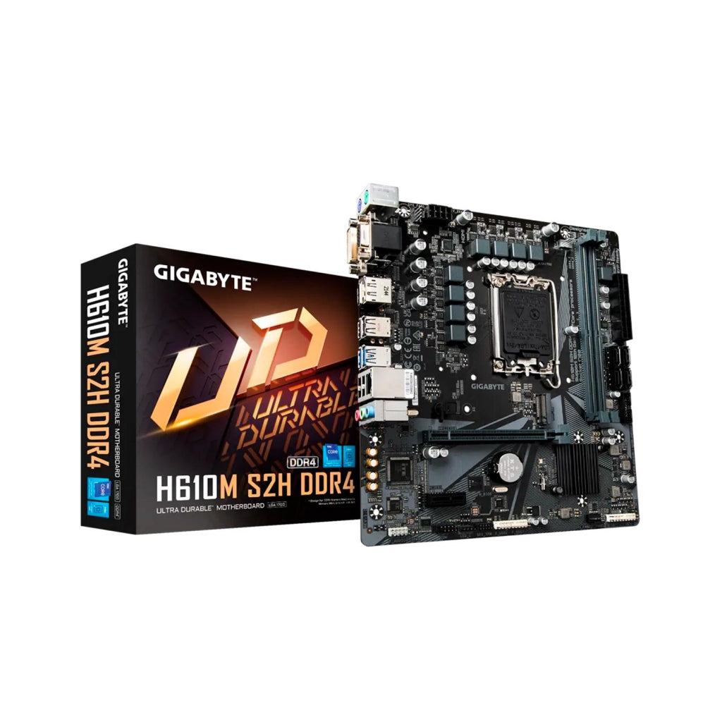 Gigabyte H610M S2H V2 DDR4 Micro ATX LGA1700 Motherboard