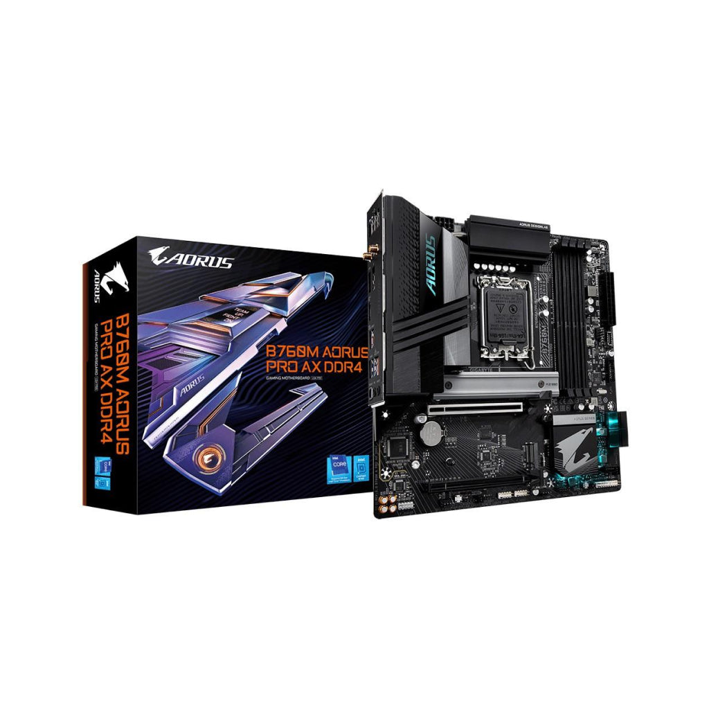 Gigabyte B760M AORUS PRO AX DDR4 Micro ATX LGA1700 Motherboard