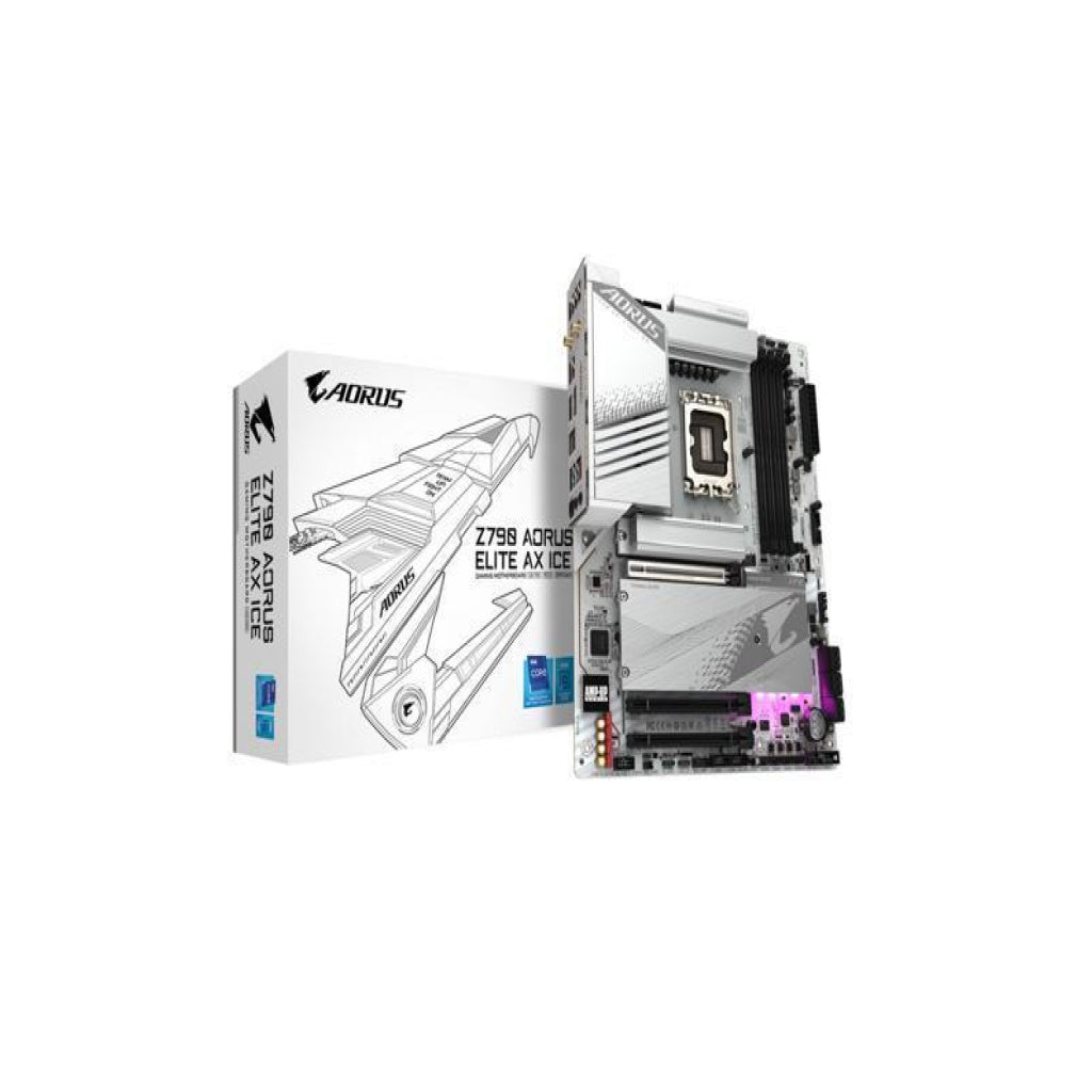 Gigabyte Z790 AORUS ELITE AX ICE ATX LGA1700 Motherboard