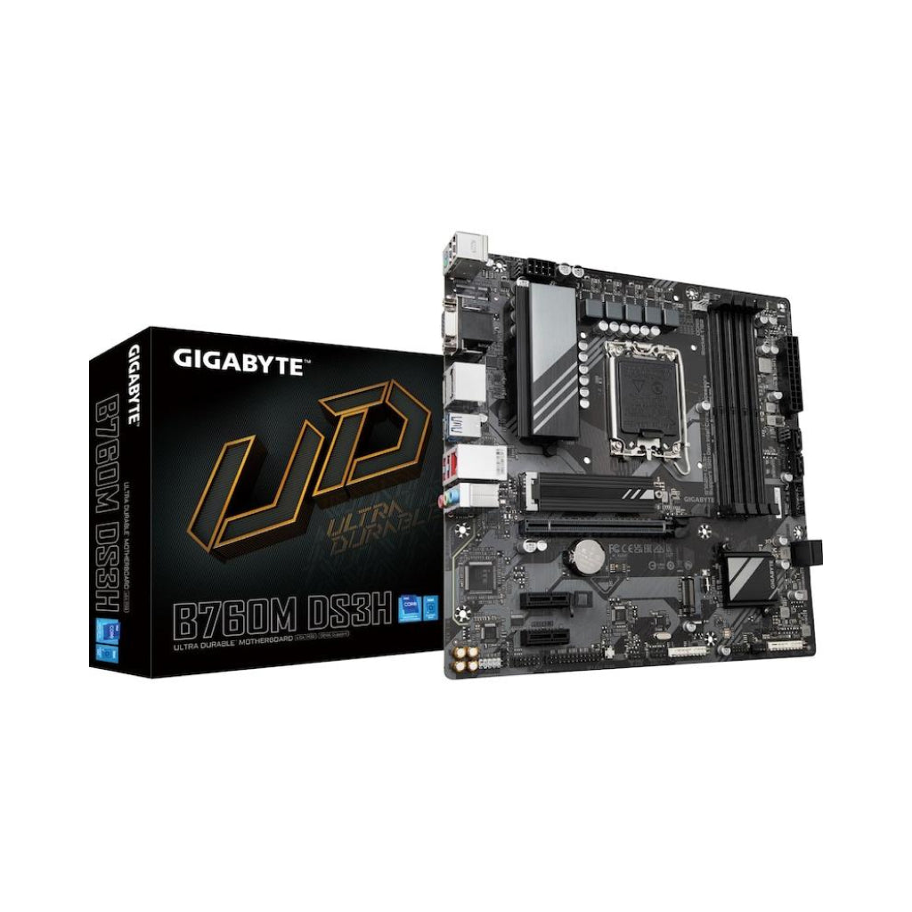 Gigabyte B760M DS3H Micro ATX LGA1700 Motherboard